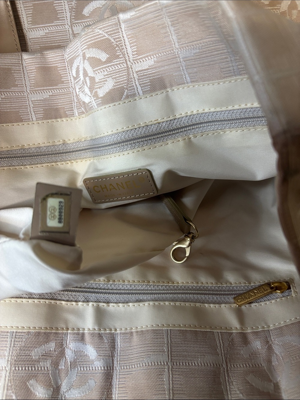 Chanel Travel Line Tote and Pouch - Picture 15 of 16